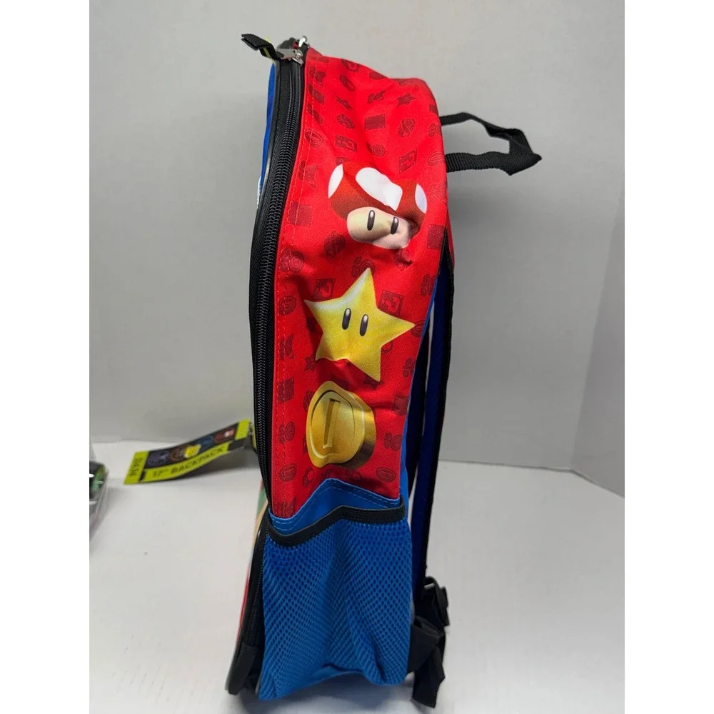 Nintendo Super Mario Luigi Yoshi 17 Inch Backpack Laptop Sleeve NWT